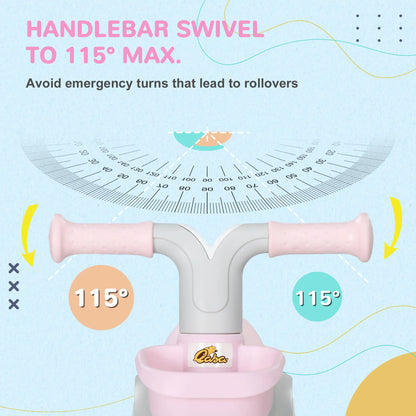 Toddler Balance Bike, 12–36 Months, Adjustable Seat, Pink Riding & Rocking Toys at Gallery Canada