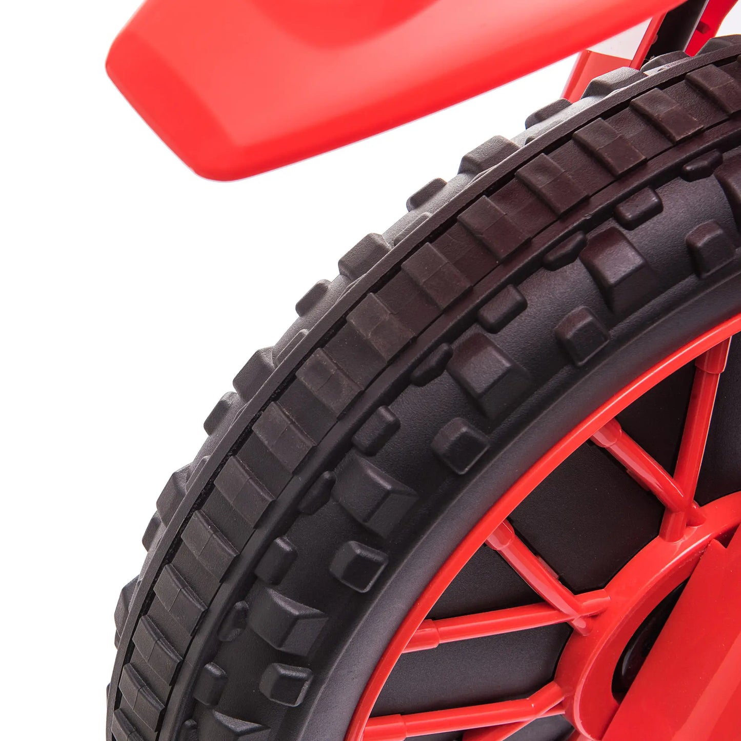 Kids Dirt Bike 12V Battery, Training Wheels, Red Electric Motorcycles at Gallery Canada