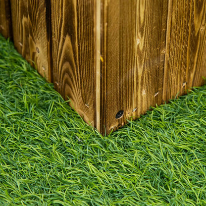 40" x 16" x 12" Wooden Raised Garden Bed, Planter Box with Drainage Holes, Natural Wooden Planter Boxes at Gallery Canada