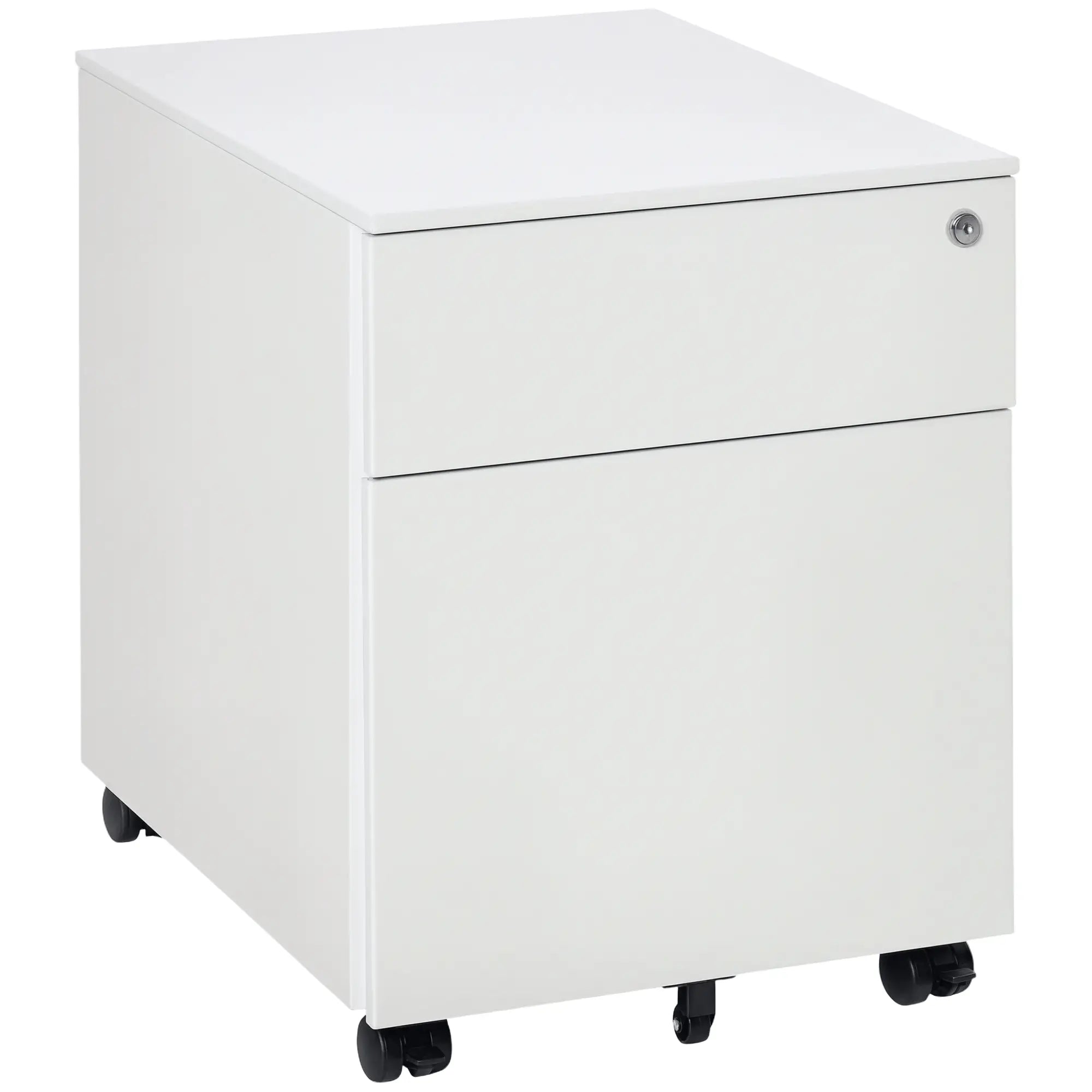 Lockable Steel File Cabinet on Wheels, Legal, A4, Letter Size, with Pencil Tray Office Cabinets & Cupboards at Gallery Canada