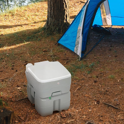Portable Travel Toilet, Flushable Tank, Level Indicator, 5.3 Gallon (20L) Camping Toilets at Gallery Canada