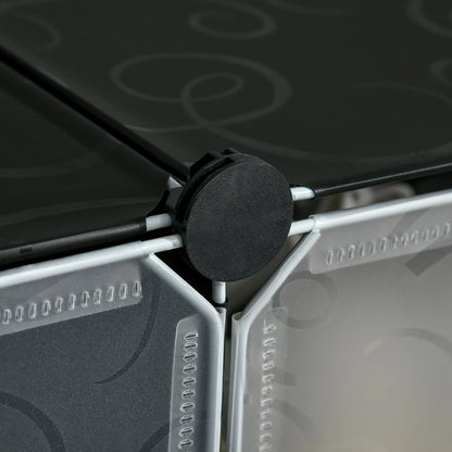 6-Tier Shoe Rack, 6 Cube Storage Organizer, Black Storage Cabinets at Gallery Canada