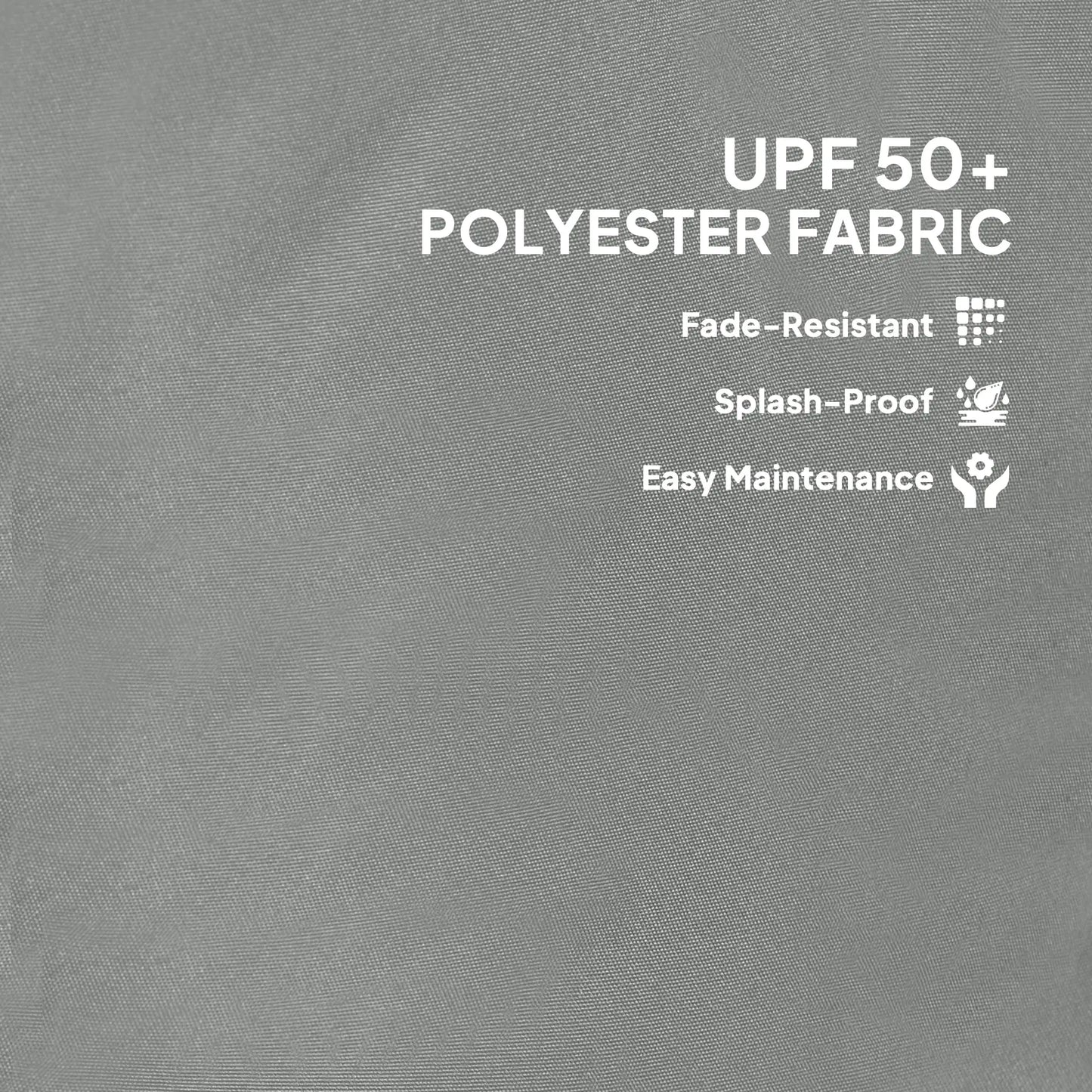 2-Piece Patio Chair Cushions with Ties, UPF50+, Light Grey Patio Chair Cushions at Gallery Canada