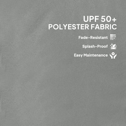 2-Piece Patio Chair Cushions with Ties, UPF50+, Light Grey Patio Chair Cushions at Gallery Canada