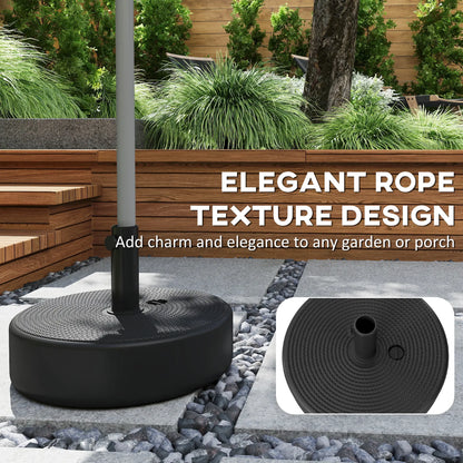 Patio Umbrella Base, 33 Lbs Water Or 42 Lbs Sand Filled, Black Umbrella Bases at Gallery Canada
