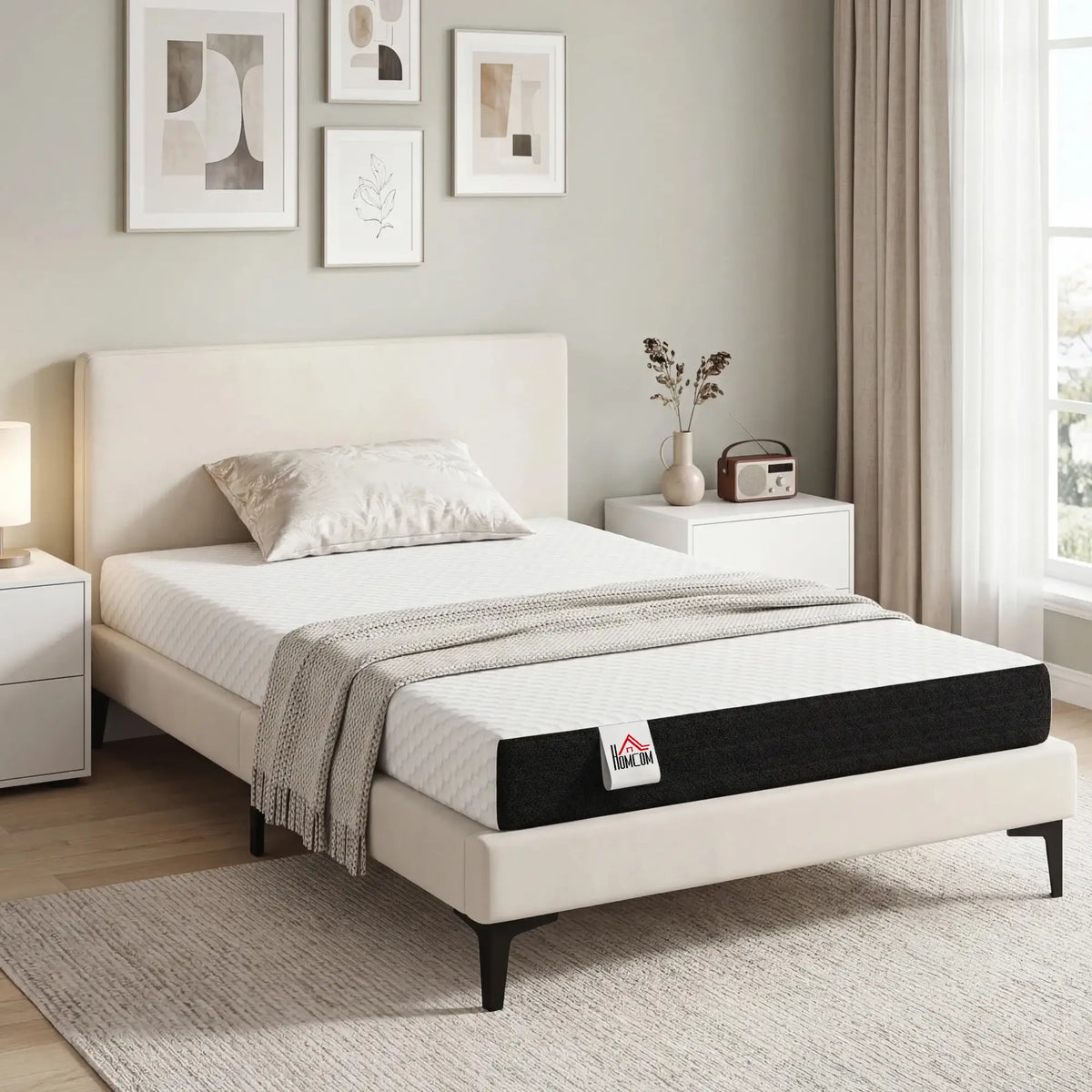 Twin 6 Inch Memory Foam Mattress, Medium Firm, CertiPUR-US