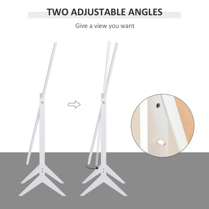 Full Length Mirror, Free Standing, Adjustable Angle, White Full Length Mirrors at Gallery Canada
