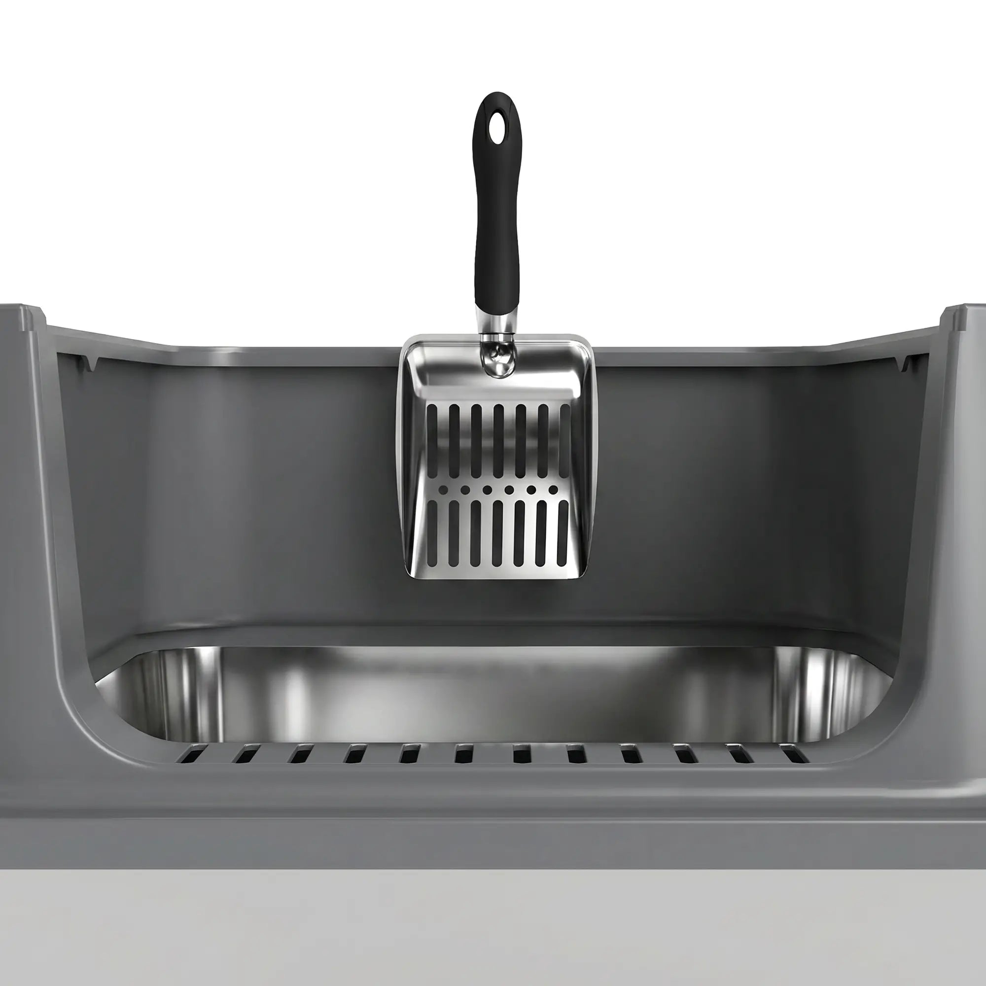 XL Stainless Steel Cat Litter Box, High Wall, Odor Free, Steel Cat Litter Box Enclosures at Gallery Canada
