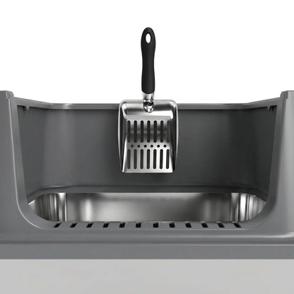 XL Stainless Steel Cat Litter Box, High Wall, Odor Free, Steel Cat Litter Box Enclosures at Gallery Canada