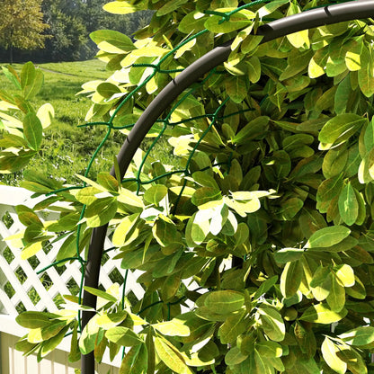 Arched Garden Trellis, 8 FT Tall Metal Plant Support with Netting Plant Stands at Gallery Canada