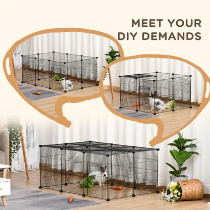 Small Animal Cage for Bunny, Guinea Pig, 16 Panels Houses & Habitats at Gallery Canada