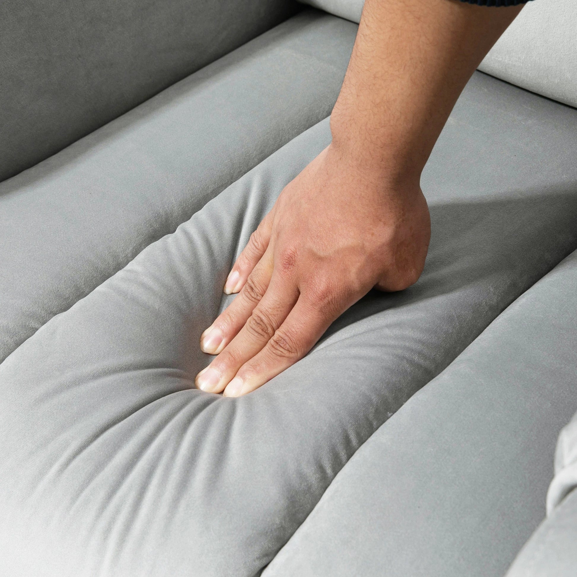 Lift Chair, Massage Recliner with 8 Vibration Points, Footrest, Remote, Grey Electric Power Lift Chairs at Gallery Canada