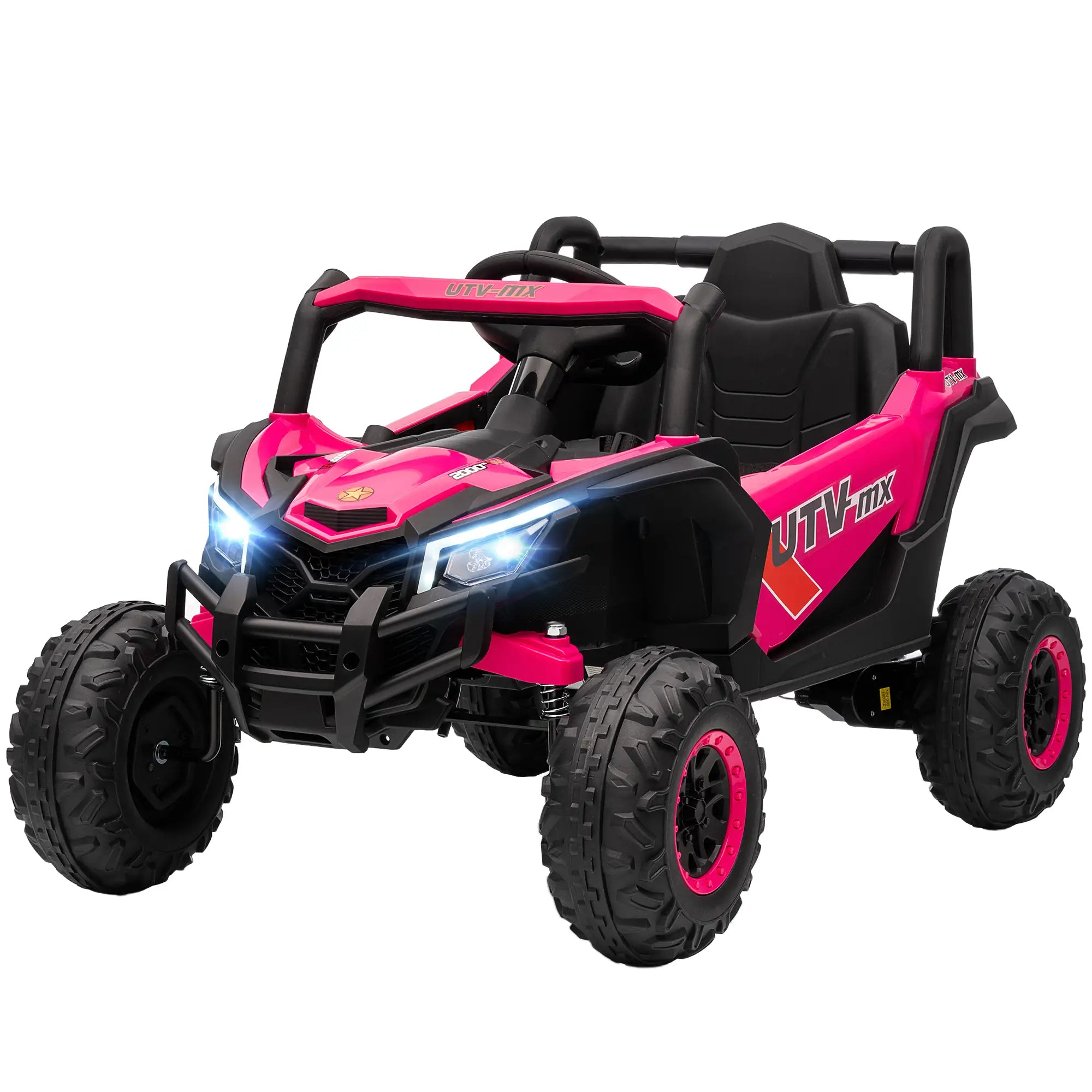 12V Kids Ride On Car, Remote Control, Battery Powered, Pink Electric Toy Cars Pink at Gallery Canada