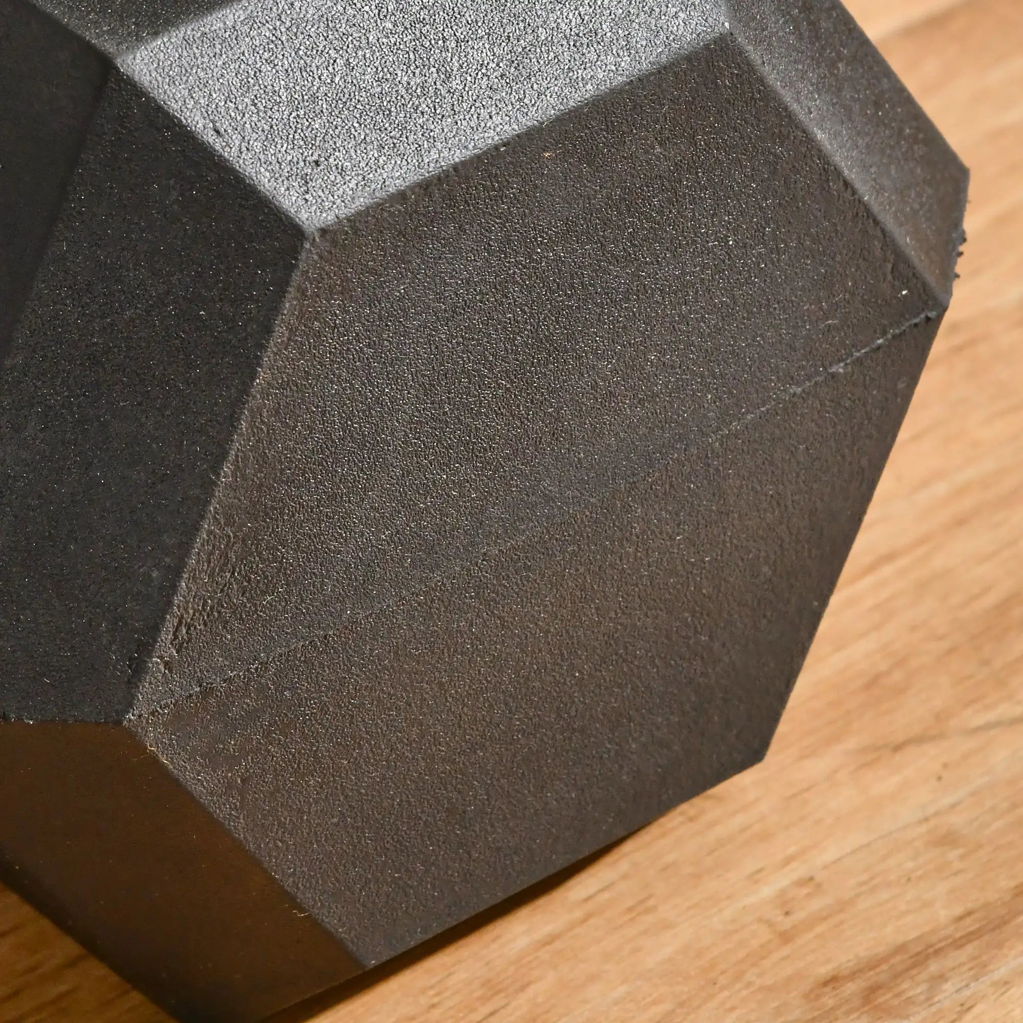 45lbs Rubber Hex Dumbbells, for Home Gym Fitness, Black Dumbbells & Barbells at Gallery Canada