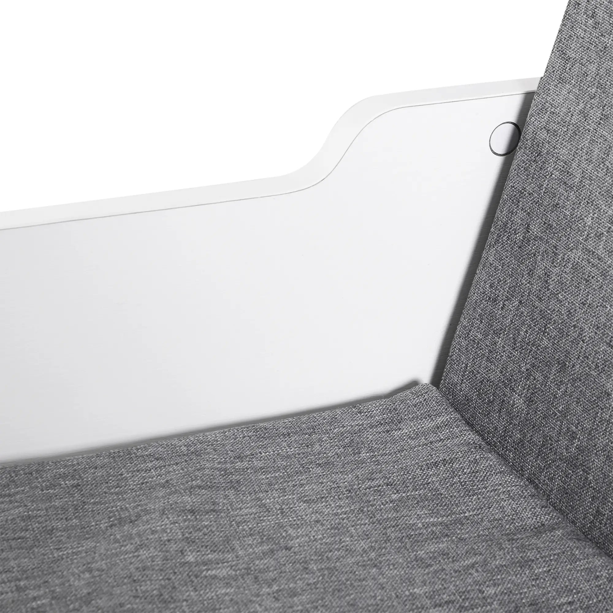 6-Cubby Bookcase with Seat Cushion, Cube Storage Shelf, Grey Small Bookshelves at Gallery Canada