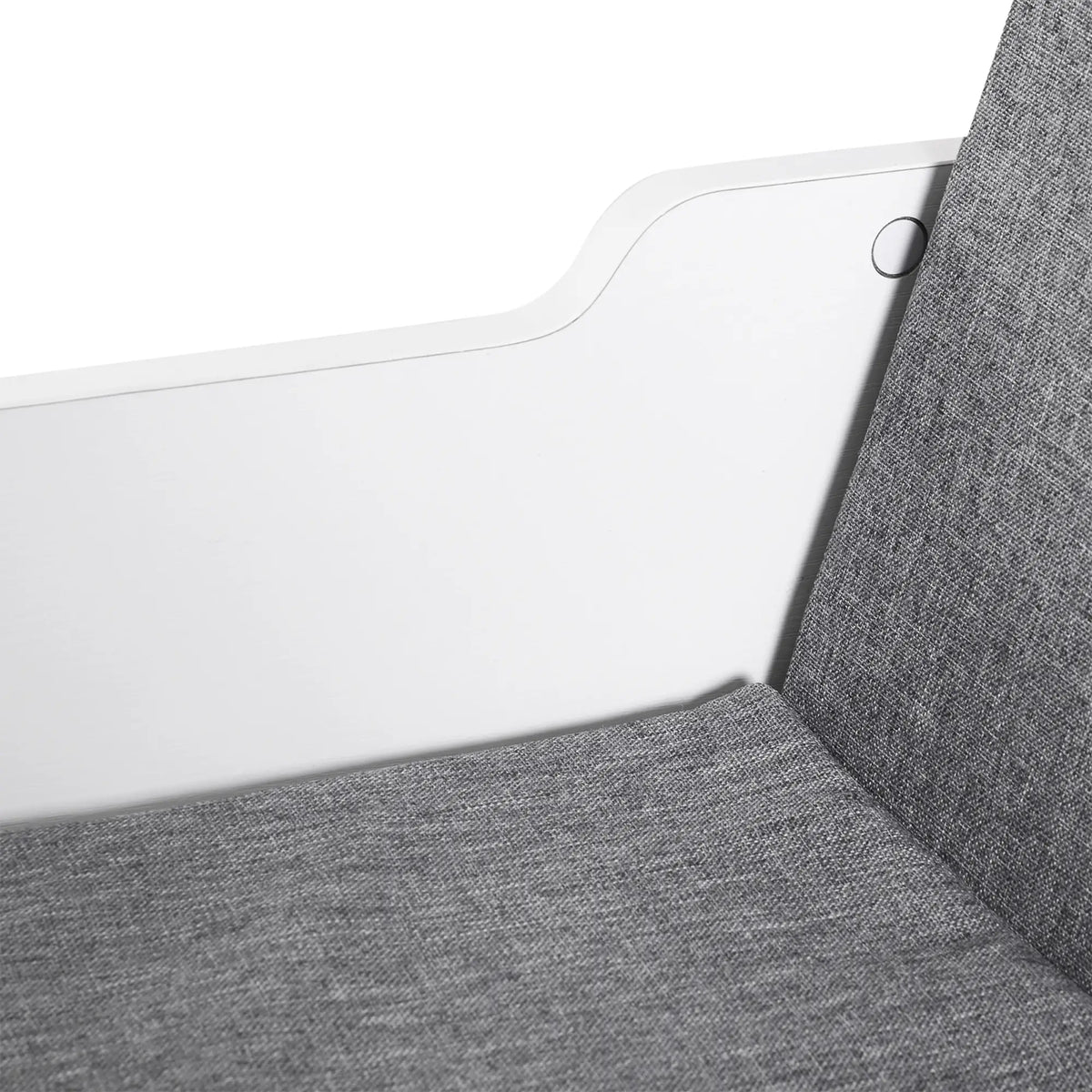 6-Cubby Bookcase with Seat Cushion, Cube Storage Shelf, Grey Small Bookshelves at Gallery Canada