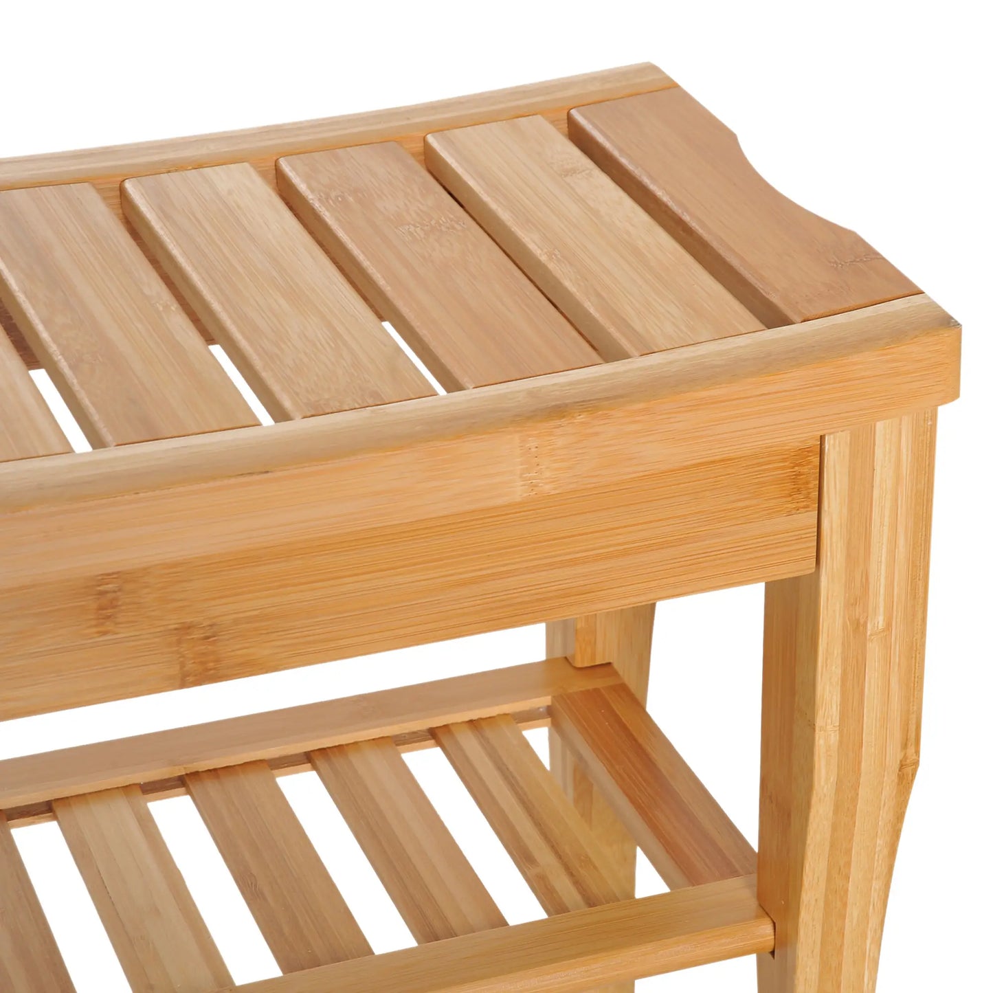 20" Bamboo Shower Bench, Bathroom Stool, Spa Bath Seat Bath Chairs at Gallery Canada
