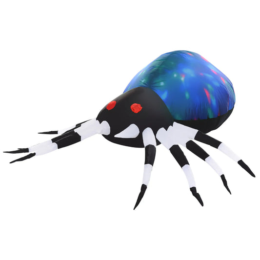 5Ft Halloween Giant Scary Spider LED Inflatable Lawn Decoration Halloween Decorations Multi Colour at Gallery Canada