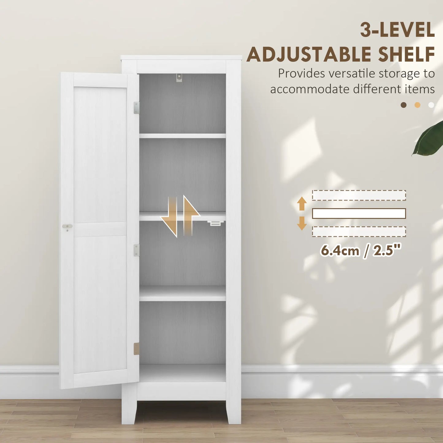 Kitchen Pantry Cabinet, Adjustable Shelves, White Kitchen Pantry Cabinets at Gallery Canada