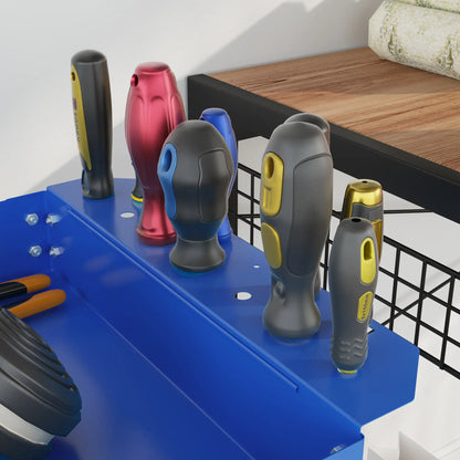 3 Tier Rolling Tool Cart, 330 LBS Heavy Duty Utility Cart, Blue Tool Organizers at Gallery Canada