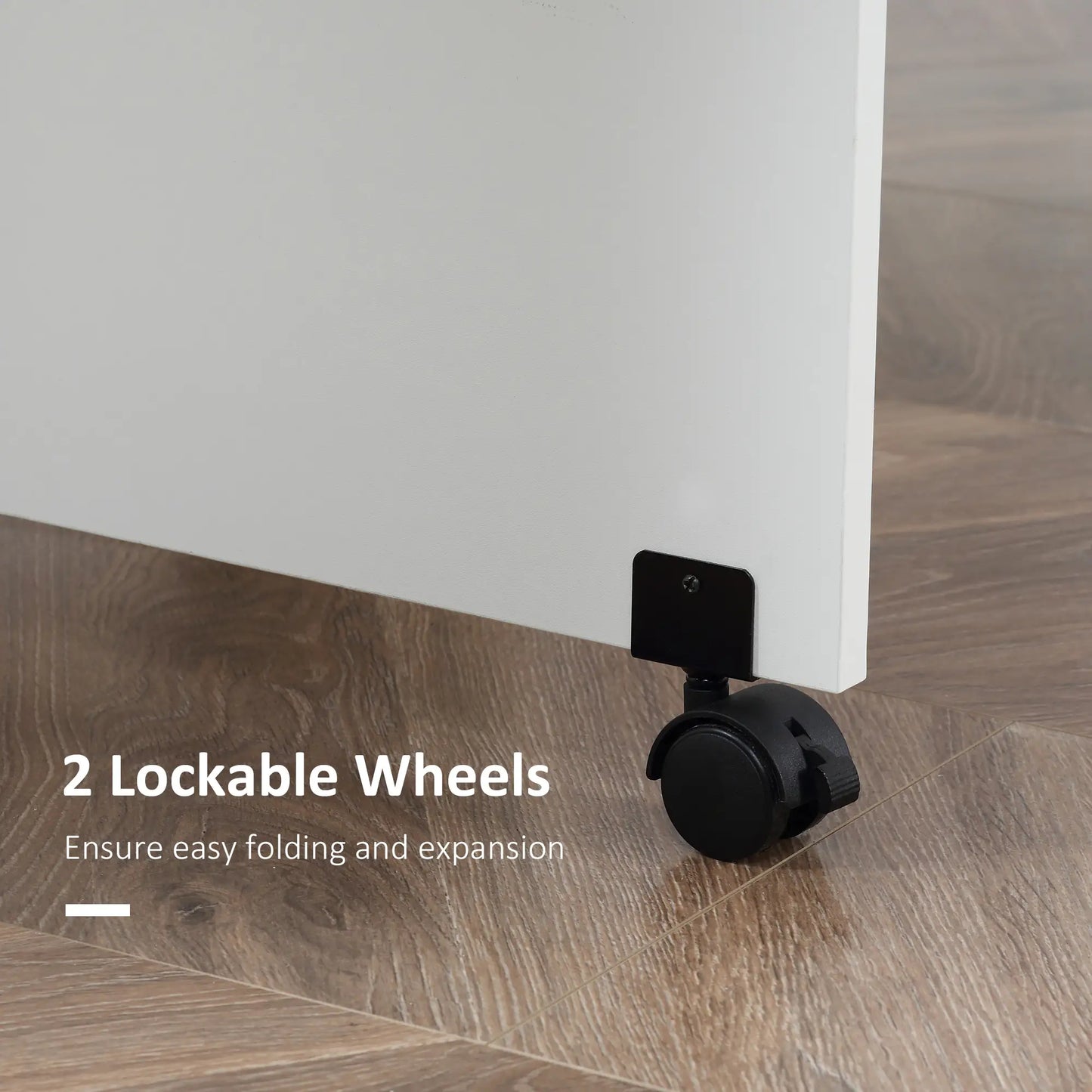 Extendable Dining Table, Collapsible w/ 2-Tier Shelves, Rolling Casters, White Bar Tables & Dining Tables at Gallery Canada