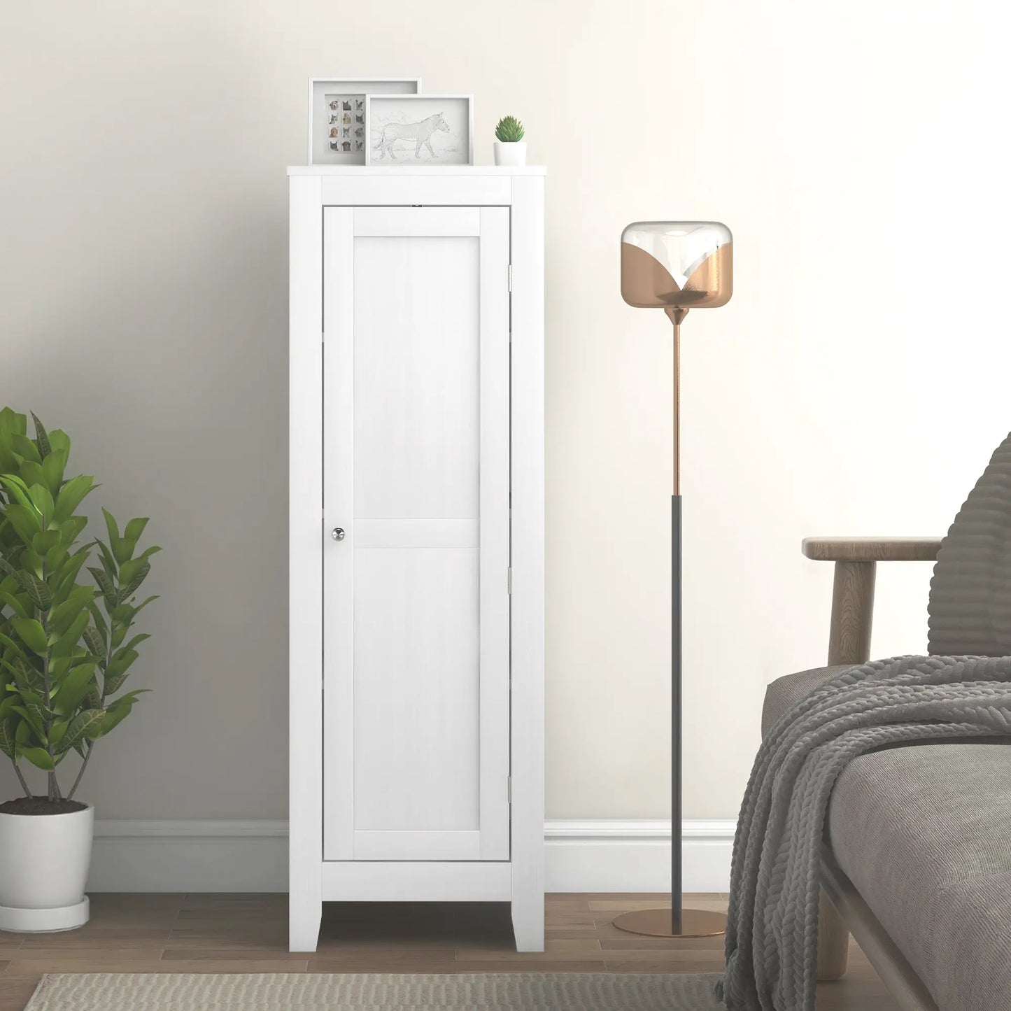 Kitchen Pantry Cabinet, Adjustable Shelves, White Kitchen Pantry Cabinets at Gallery Canada