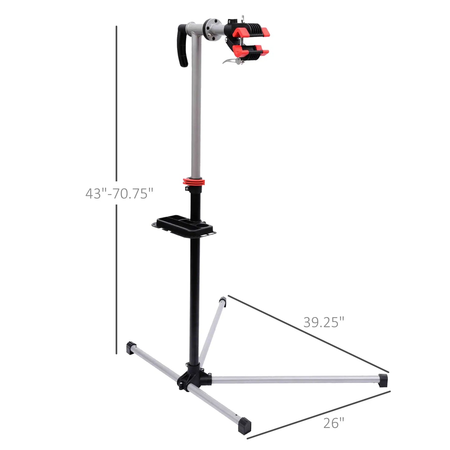 47" To 75" Adjustable Bike Repair Stand, Tool Tray, Bicycle Rack Bike Repair Stands at Gallery Canada