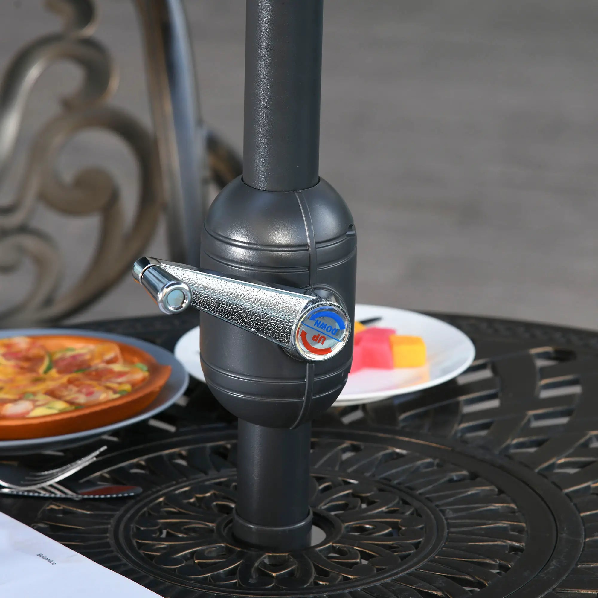 8ft Half Round Umbrella, Outdoor Patio Sun Shade, 5 Ribs Sun Umbrellas at Gallery Canada