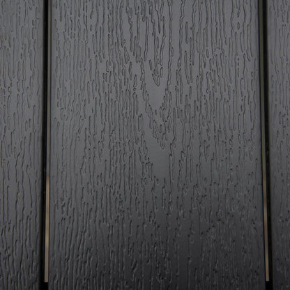 Aluminum Outdoor Dining Table, 55" L x 35.5" W x 29.25" H, Black Patio Dinning Tables at Gallery Canada