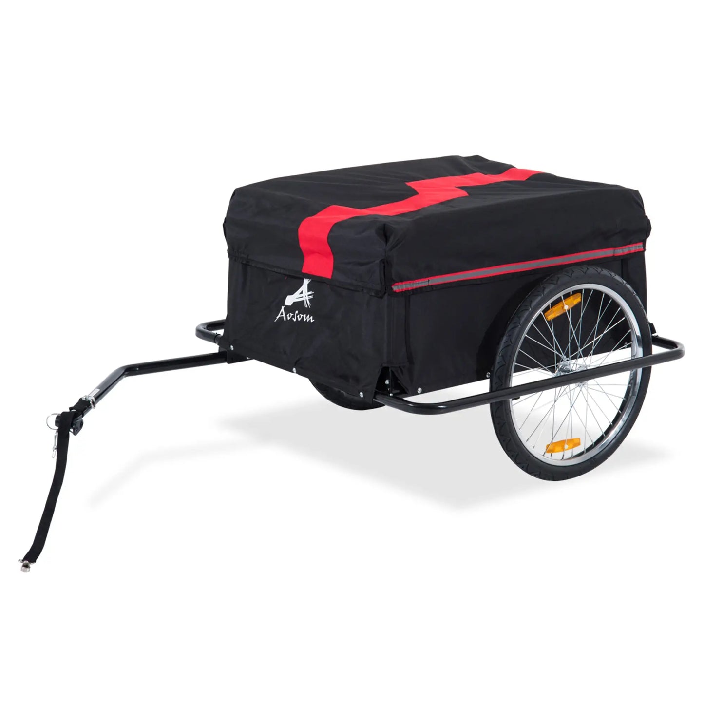 Bicycle Trailer, Utility Cart, Removable Cover, Red Bike Cargo Trailers at Gallery Canada