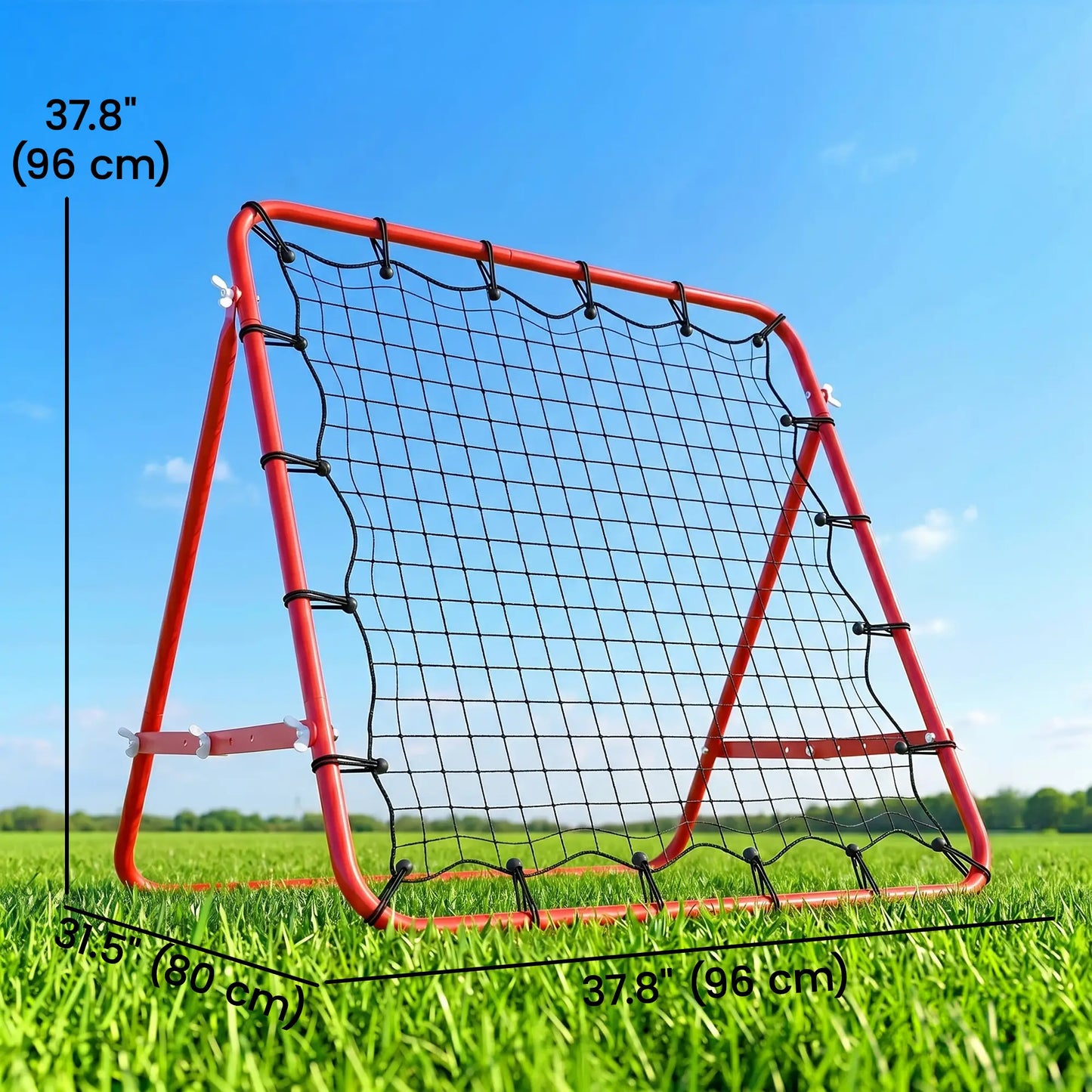 Volleyball Rebounder Net, Football Training Aid, Kickback Target, Red Football at Gallery Canada