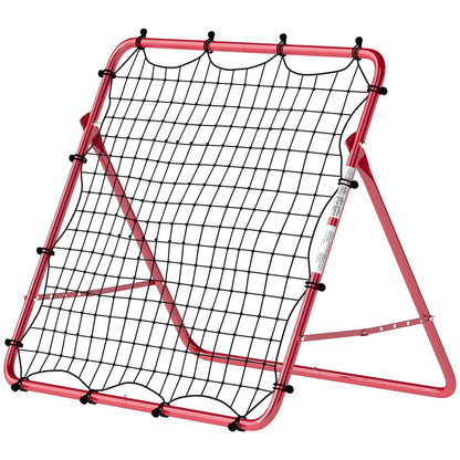 Soccer Rebounder Net, 3.5 x 3ft Easy Setup Bounce Back Net with 5 Adjustable Angles Soccer Red at Gallery Canada