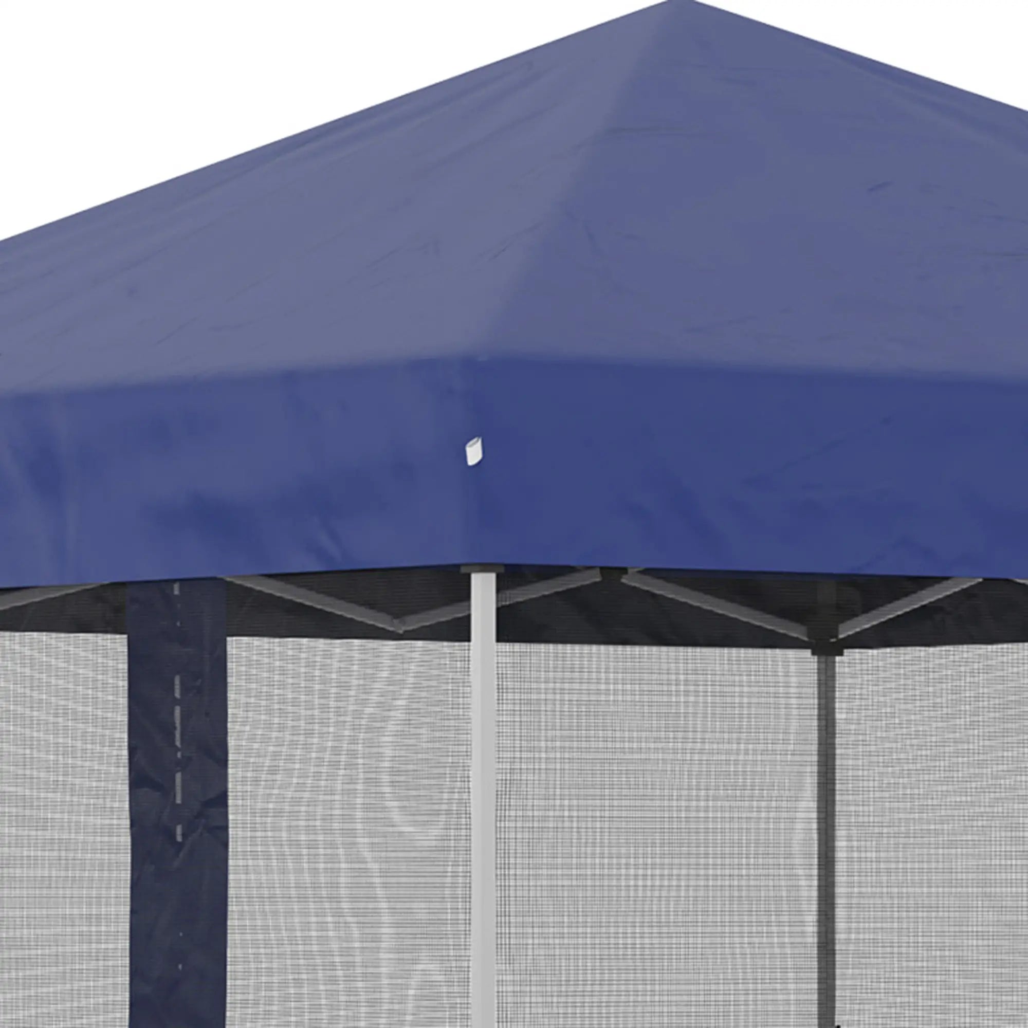 10' x 10' Pop-Up Canopy Tent, Mesh Sidewalls, Adjustable Height, Blue Pop Up Canopies at Gallery Canada