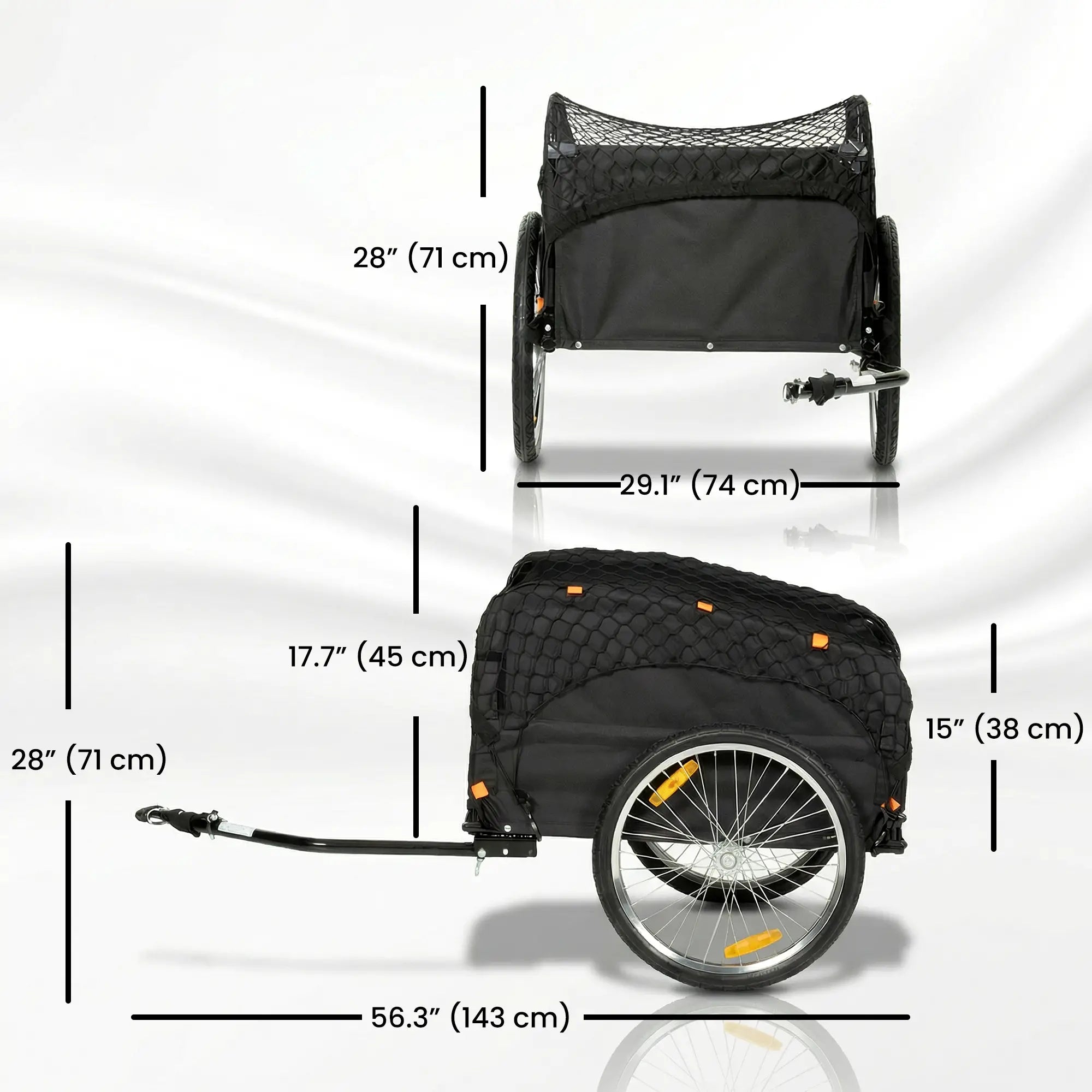 Bike Cargo Trailer, 45 Gal, 20