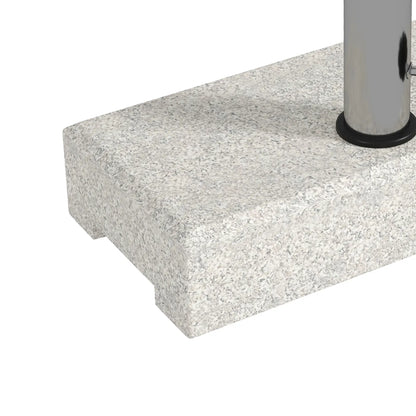 55 Lbs Half Granite Parasol Base, Outdoor Umbrella Stand, Grey Umbrella Bases at Gallery Canada