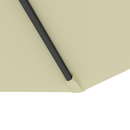 10' Deluxe Patio Umbrella, Banana Hanging Offset Sunshade, Beige Offset Cantilever Umbrellas at Gallery Canada