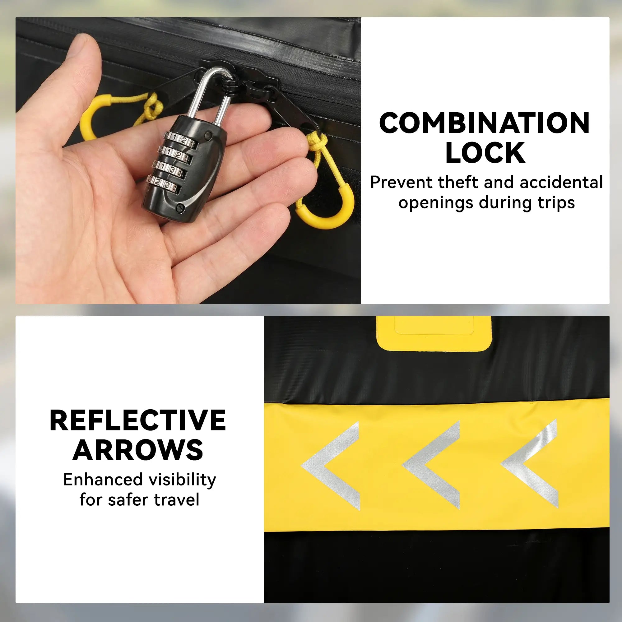 Rooftop Cargo Carrier, 21 Cubic Feet, Waterproof Soft-Shell Storage Bag, Yellow Automotive at Gallery Canada