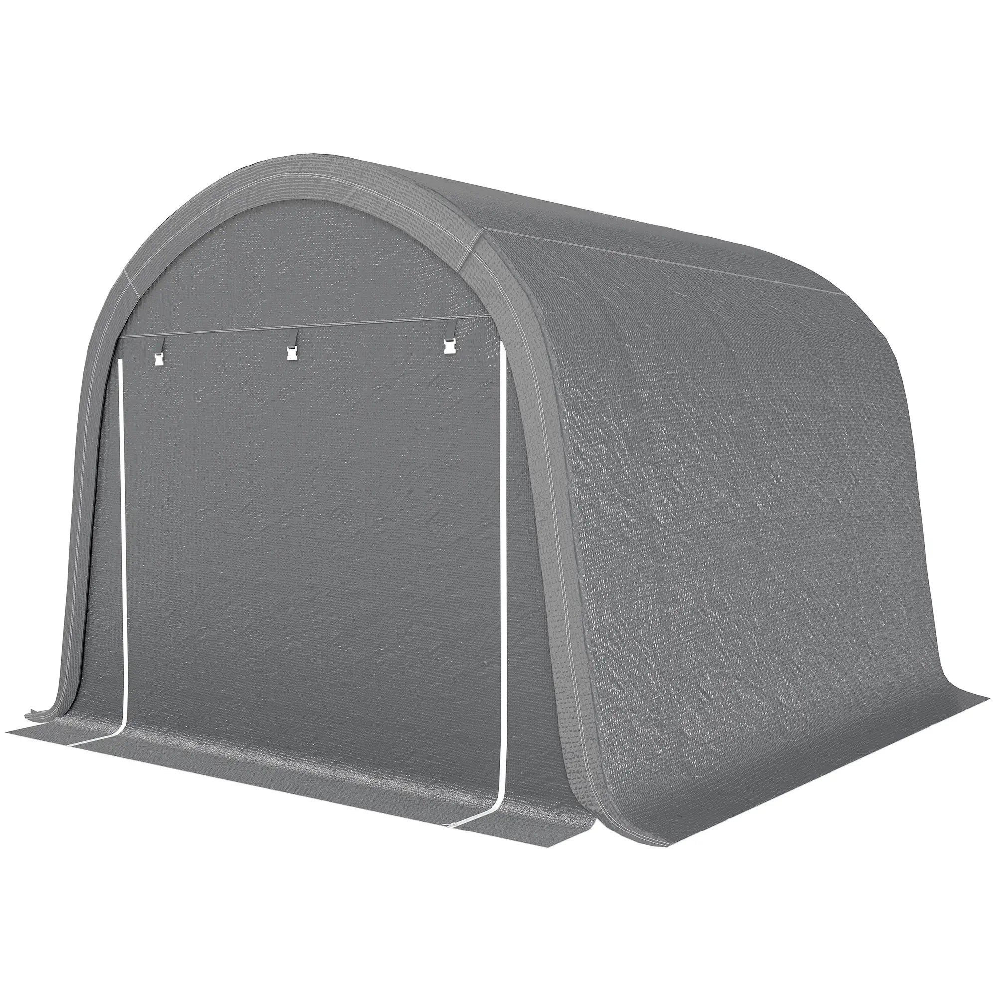 10' x 10' Outdoor Storage Tent, Heavy Duty Waterproof, Light Grey Sheds at Gallery Canada