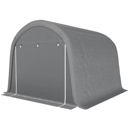 10' x 10' Outdoor Storage Tent, Heavy Duty Waterproof, Light Grey Sheds at Gallery Canada