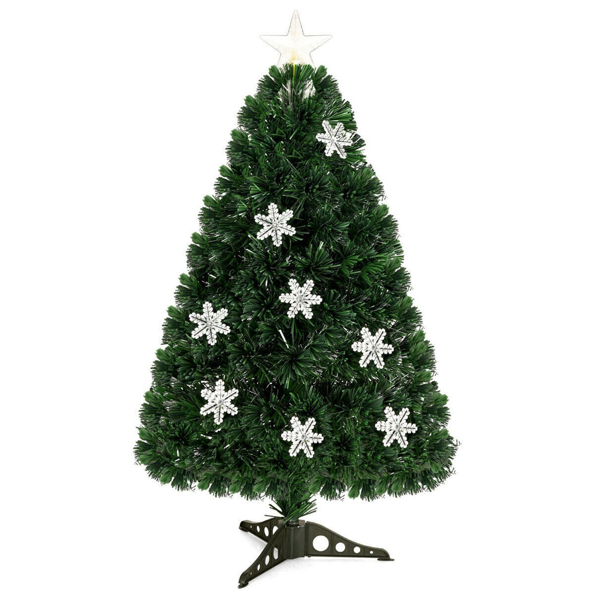 Sapin de Noël artificiel optique à LED, 3 pieds, vert