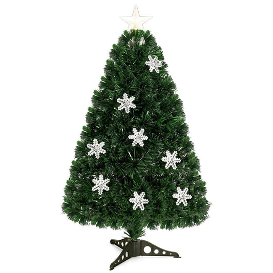 Sapin de Noël artificiel optique à LED, 3 pieds, vert