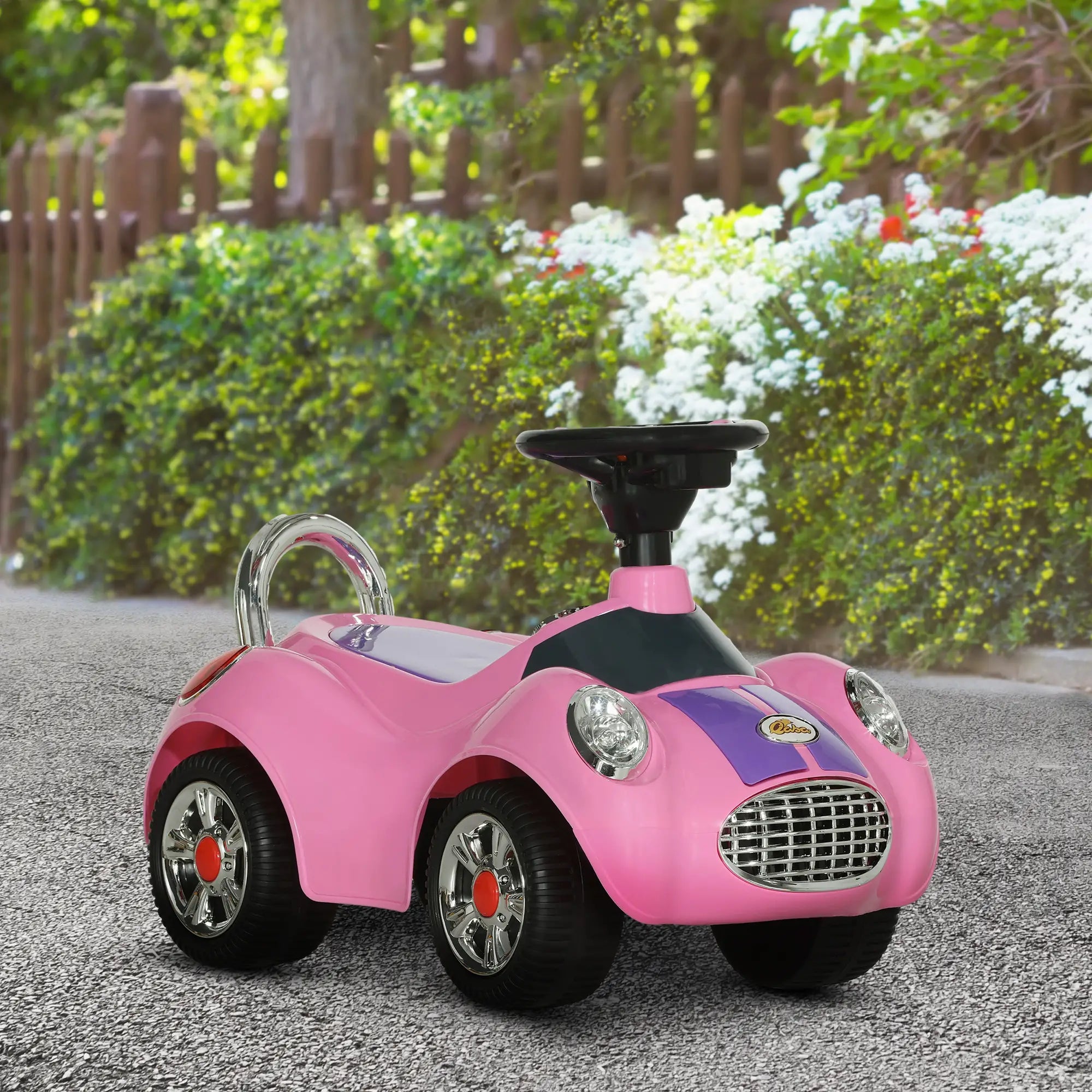 Baby Push Car With Music, Horn, Light, Pink Push Cars for Toddlers at Gallery Canada