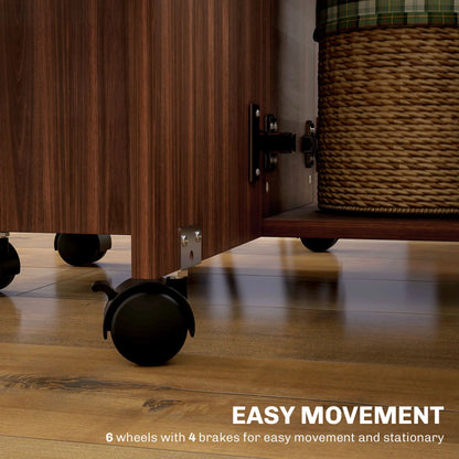 Drop Leaf Dining Table, Mobile Folding Table With Drawers, Brown Bar Tables & Dining Tables at Gallery Canada