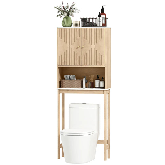Over Toilet Storage Cabinet, Adjustable Shelf, Oak Bathroom Cabinets Oak at Gallery Canada