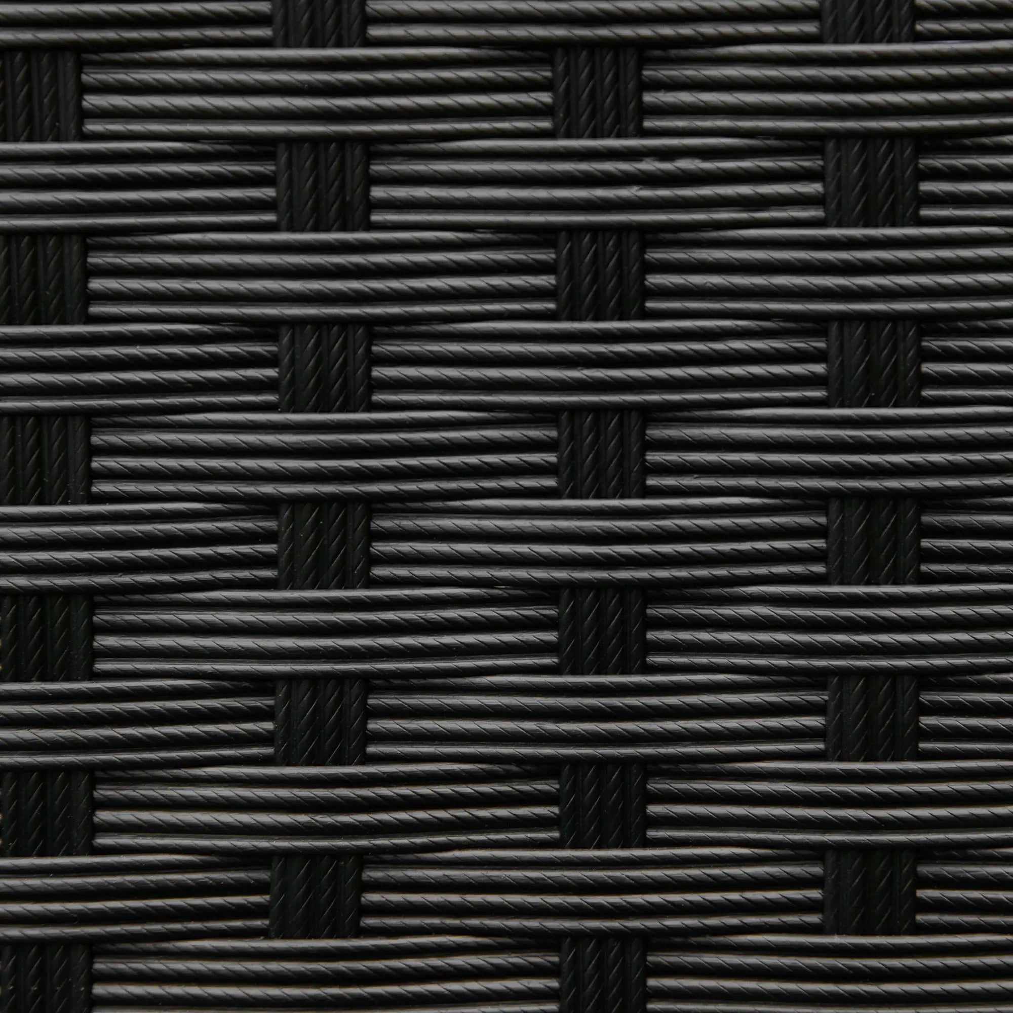 Rattan Raised Garden Box, Elevated Flower Bed with Storage, Black Plant Stands at Gallery Canada