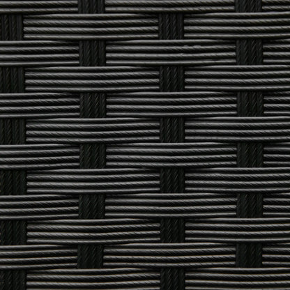 Rattan Raised Garden Box, Elevated Flower Bed with Storage, Black Plant Stands at Gallery Canada