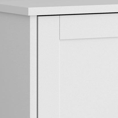 Cabinet de garde-manger de cuisine blanc "73", station de recharge, blanc