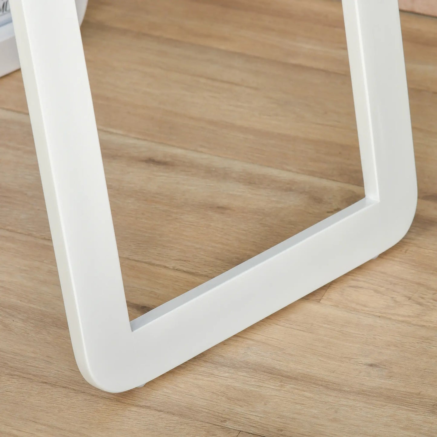 Full Length Mirror, Free Standing, Wood Frame, 15" x 61", White Full Length Mirrors at Gallery Canada