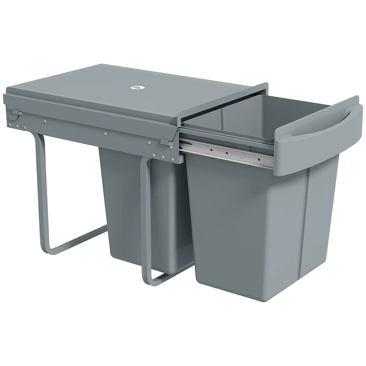 Pull Out Trash Can Under Cabinet, 10.6 Gallon, Grey Household Supplies at Gallery Canada