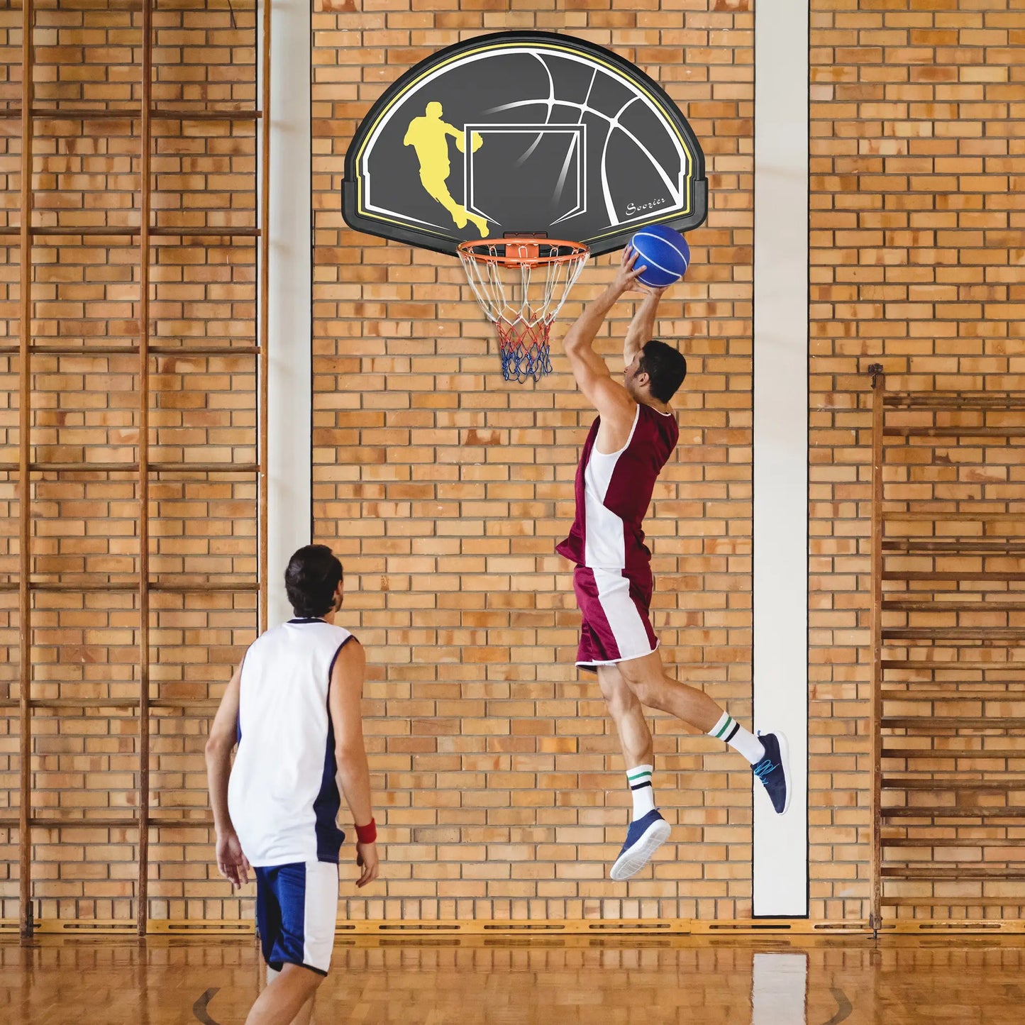 Wall Mounted Basketball Hoop, Mini Backboard for Kids and Adults Basketball at Gallery Canada